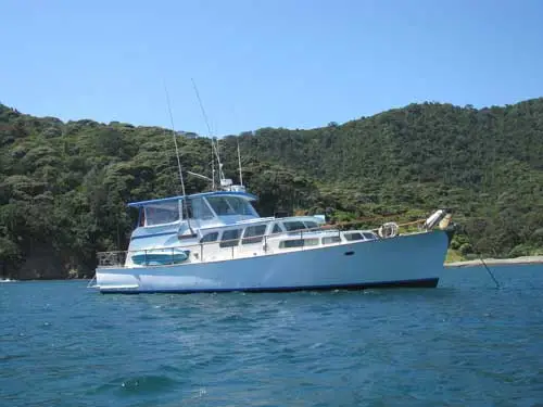 A photo of the boat Te Wairoa